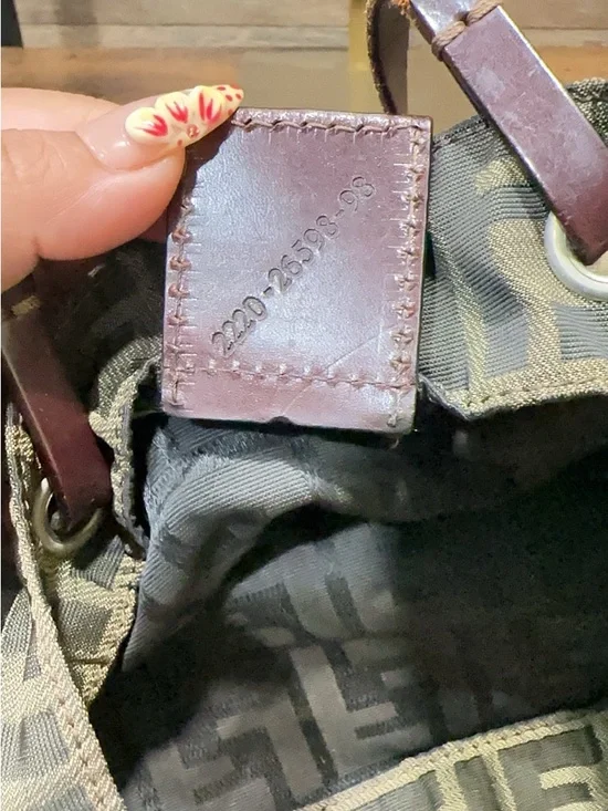 Fendi zucca canvas bundle of bag and wallet - Picture 7 of 16